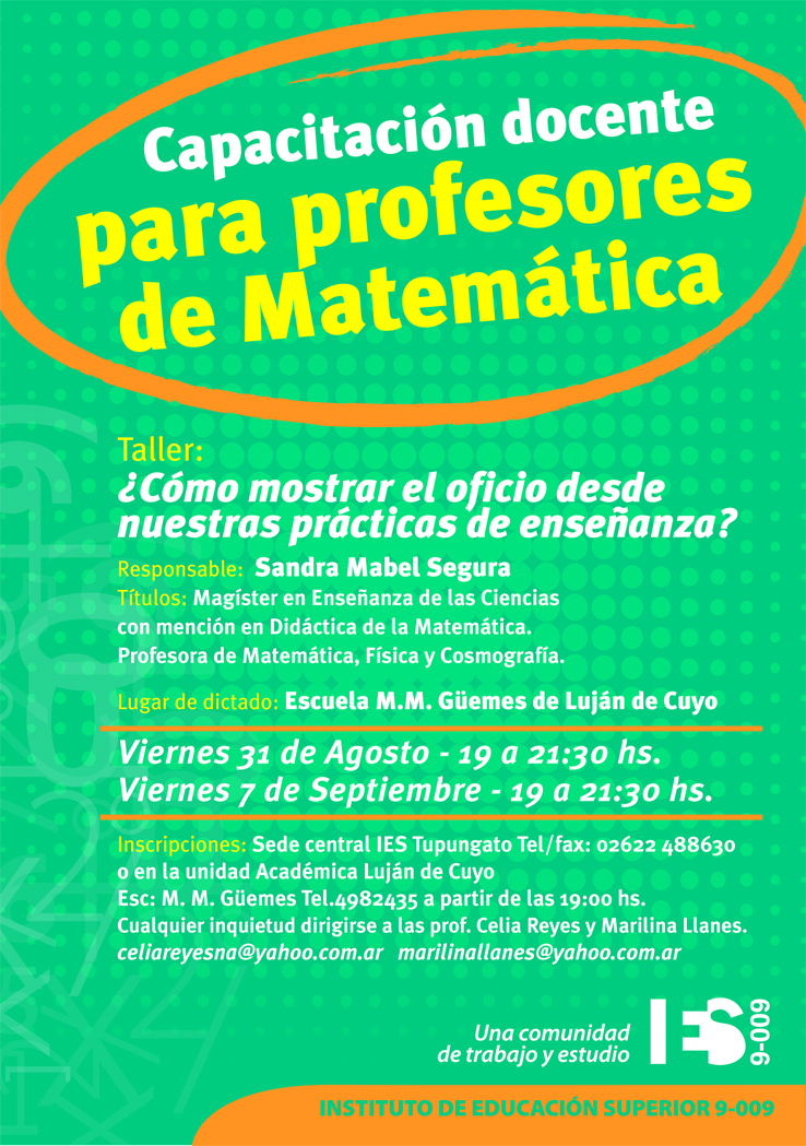 Capacitación para Profesores de Matemática