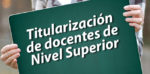 Cronograma de acciones del concurso de Titularización de horas en el Nivel Superior