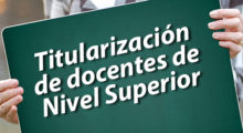 Cronograma de acciones del concurso de Titularización de horas en el Nivel Superior