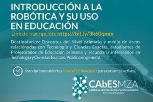 Introducción a la robótica y su uso en educación – CAbESMZA