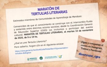 Maratón de Tertulias Literarias