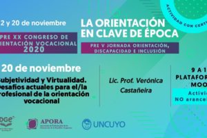 Se llevarán a cabo las jornadas de Orientación Vocacional APORA 2020