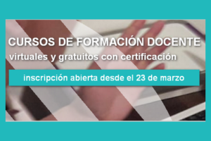 Inscripción a cursos virtuales del INFod destinados a directivos, formadores y docentes