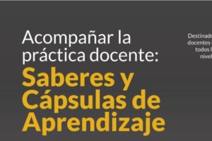 Acompañar la práctica docente: Saberes y cápsulas de aprendizaje