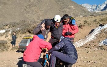 Docentes, estudiantes y egresados de la Tecnicatura Superior en Actividades de Montaña participaron del rescate de los andinistas cordobeses