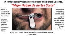 IX Jornadas de Práctica y Residencia Docente