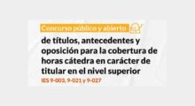 El Nivel Superior realizará el sorteo público de descriptores para cubrir horas cátedras titulares