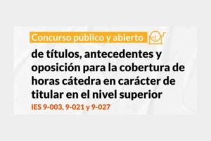 El Nivel Superior realizará el sorteo público de descriptores para cubrir horas cátedras titulares