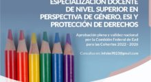 La CGES y el IES 9-023 lanzan un Postítulo Docente de Nivel Superior en Perspectiva de Género, ESI y Protección de Derechos