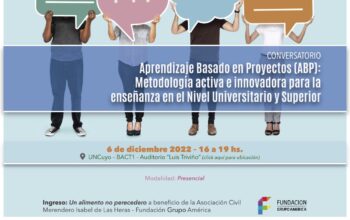 La UNSL y el IES 9-029 invitan al 1er Conversatorio de Aprendizaje basado en Proyectos