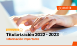 Titularización Docente 2022 – 2023. Retiro de carpetas.