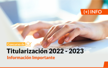 Titularización Docente 2022 – 2023. Retiro de carpetas.
