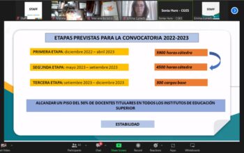 <strong><em>Educación Superior abrió el ciclo 2023 en una reunión virtual junto a rectores</em></strong>