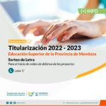 <strong><em>Concurso de Titularización: Educación Superior realizó el sorteo de Letra</em></strong>