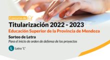 <strong><em>Concurso de Titularización: Educación Superior realizó el sorteo de Letra</em></strong>