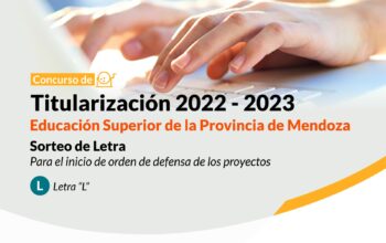 <strong><em>Concurso de Titularización: Educación Superior realizó el sorteo de Letra</em></strong>