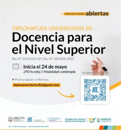 Diplomatura Universitaria en Docencia para el Nivel Superior.