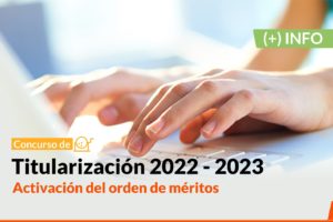 Activación del orden de méritos R.Nº 171-CGES-23  Instituto T-004 “Toribio de Luzuriaga”