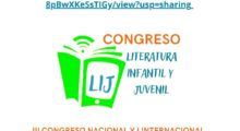 III Congreso Nacional de Literatura Infantil y Juvenil  I Congreso Internacional de Literatura Infantil y Juvenil