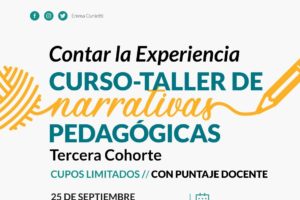 <strong><em>Inscripciones abiertas para el curso taller de narrativas pedagógicas “Contar la experiencia”</em></strong>
