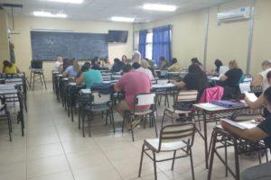 Aspirantes mayores de 25 años a carreras técnicas de Educación Superior rindieron examen jurisdiccional el viernes 1 de marzo.