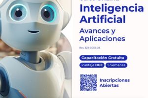 Gran convocatoria de la capacitación de Inteligencia Artificial para docentes