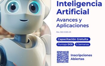 Gran convocatoria de la capacitación de Inteligencia Artificial para docentes