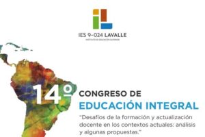 Se desarrollará el 14° Congreso de Educación Integral